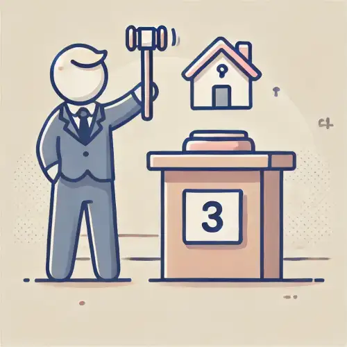 경매 진행 중 경매사