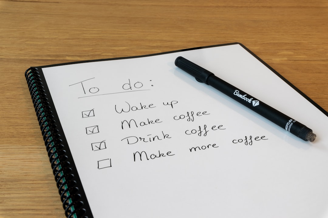 Checklist.