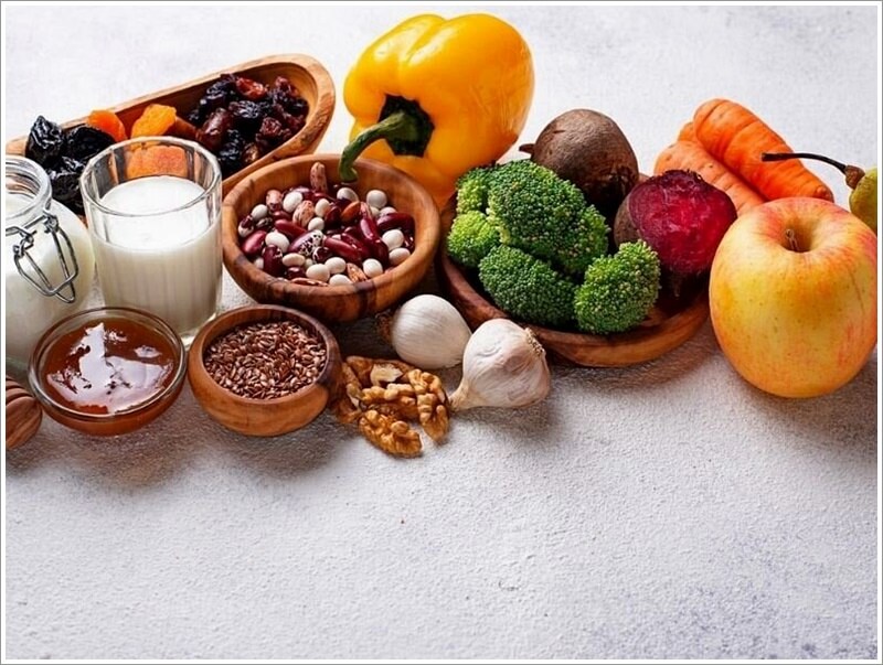 배탈에 좋은 음식 - 매실,바나나,사과,부추,생강,찹쌀 등 여러가지 채소와 과일들