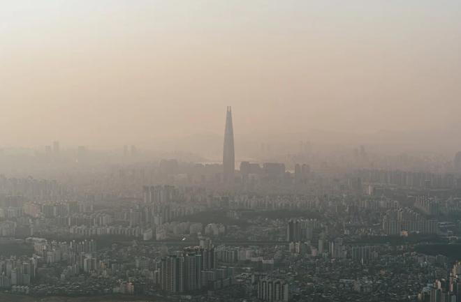 미세먼지와 관련된 사진