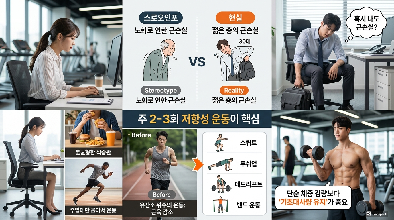 근감소 예방, 이제는 중장년층만의 이야기가 아닙니다