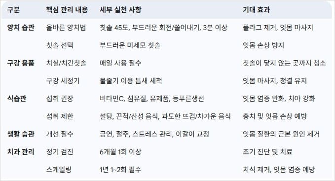 잇몸-건강을-위한-핵심-관리법