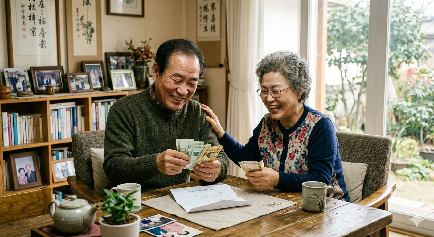 기초연금 모의계산 소득인정액 재산 계산법