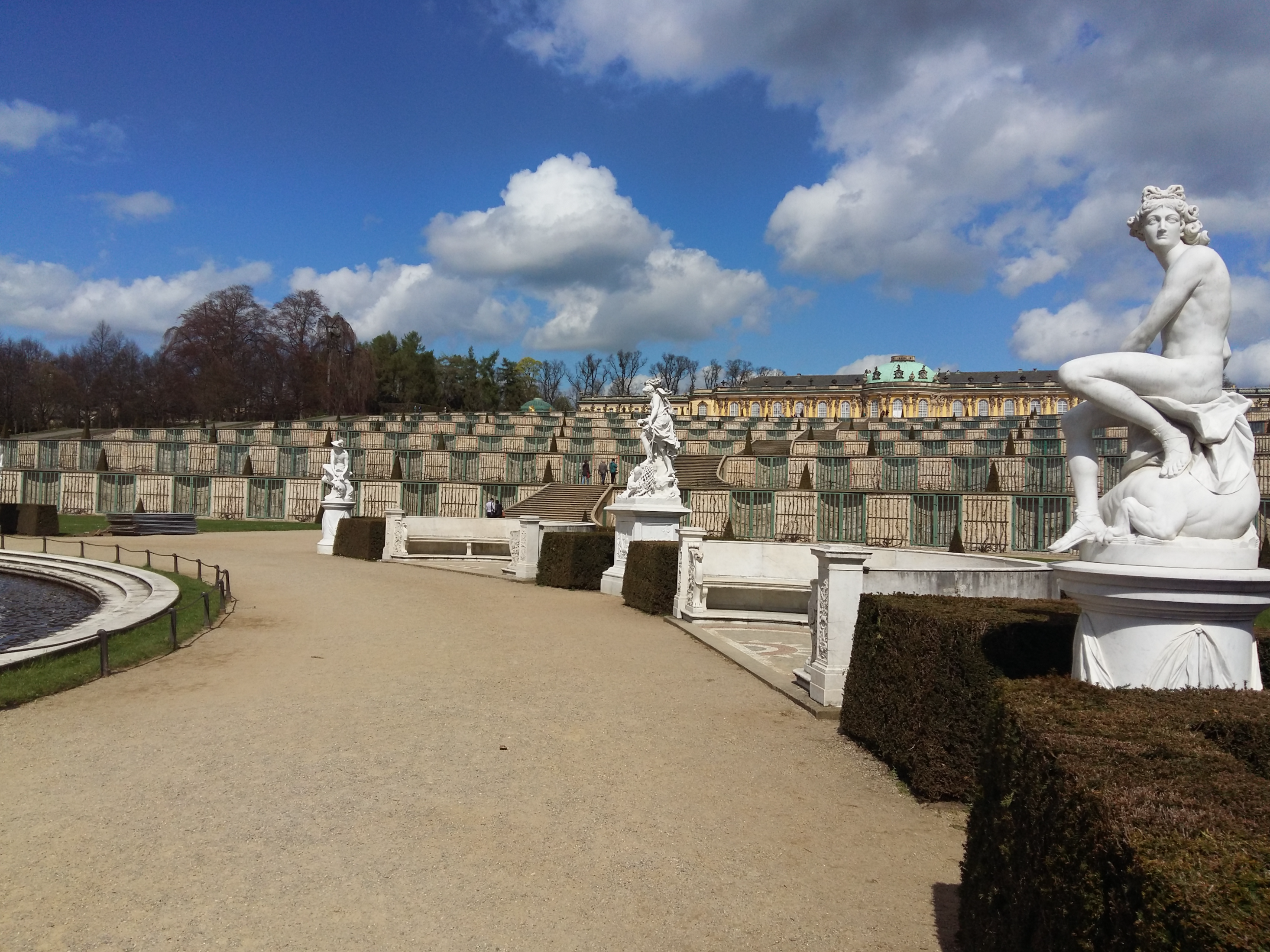독일 포츠담 상수시 궁전 조각상