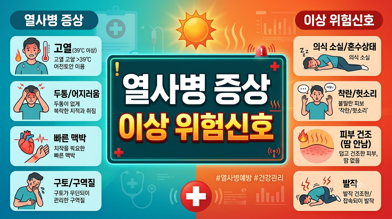 열사병 증상 총정리