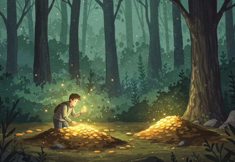 황금&middot;보석을 발견하는 꿈