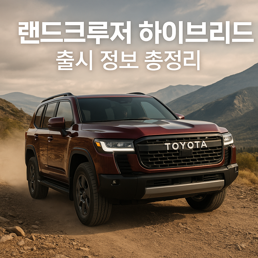 랜드크루저 하이브리드 출시 정보 총정리
