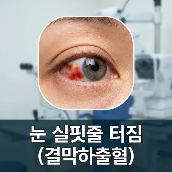 눈 실핏줄 터짐