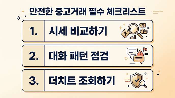 중고거래 사기 체크