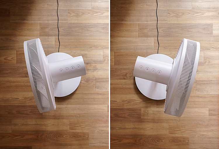 발뮤다화이트선풍기회전각도