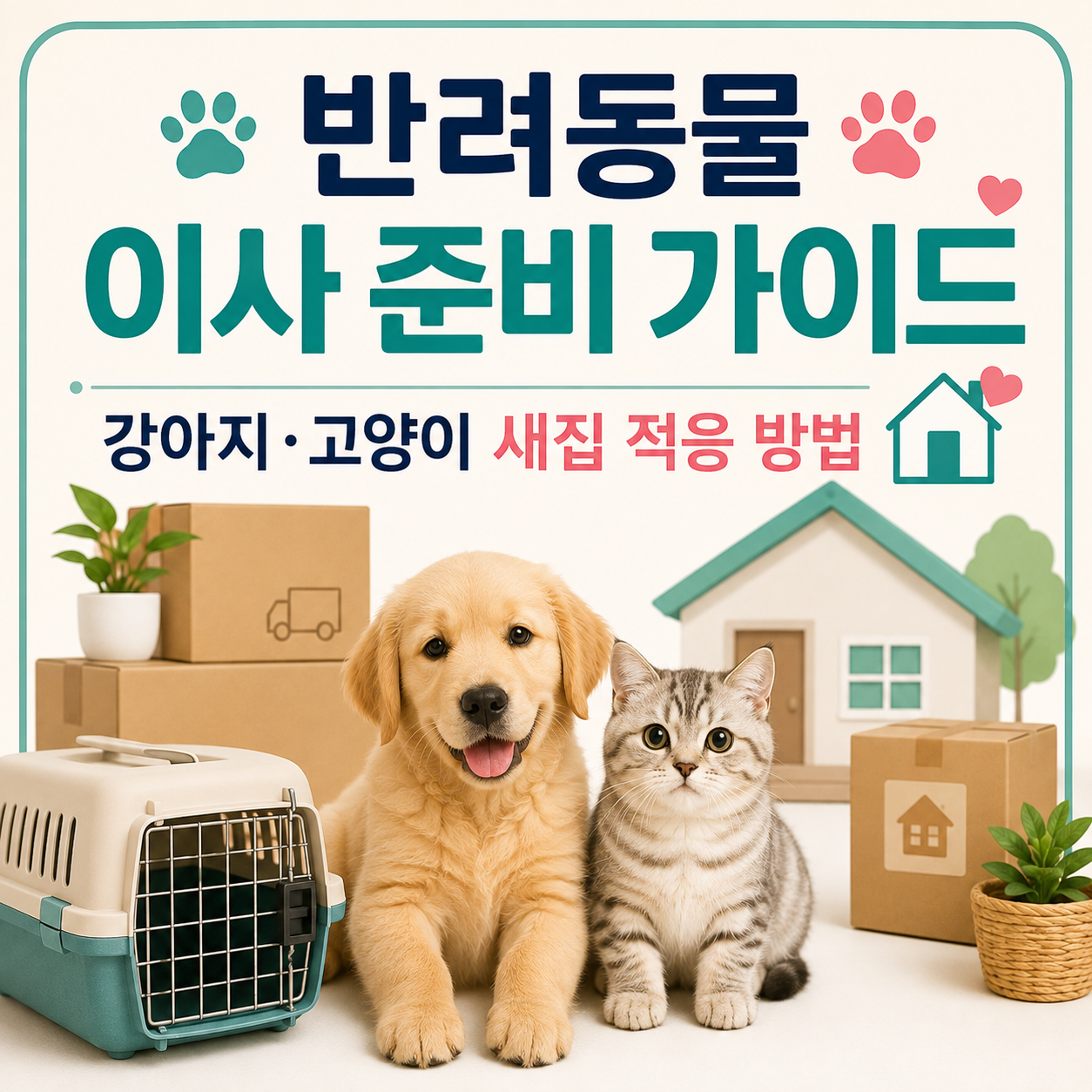반려동물 이사 준비