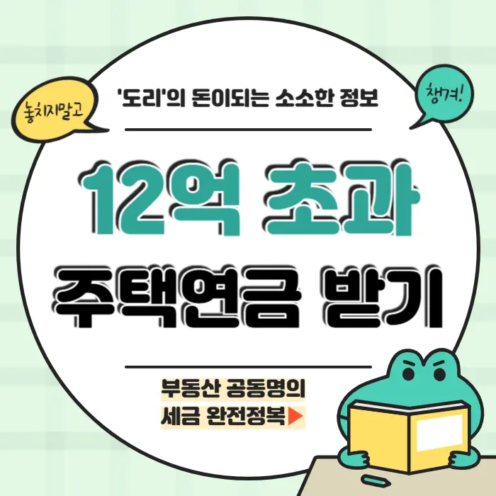 12억 초과 주택연금