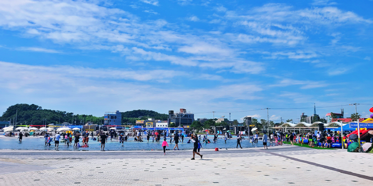 남당항 해양분수공원