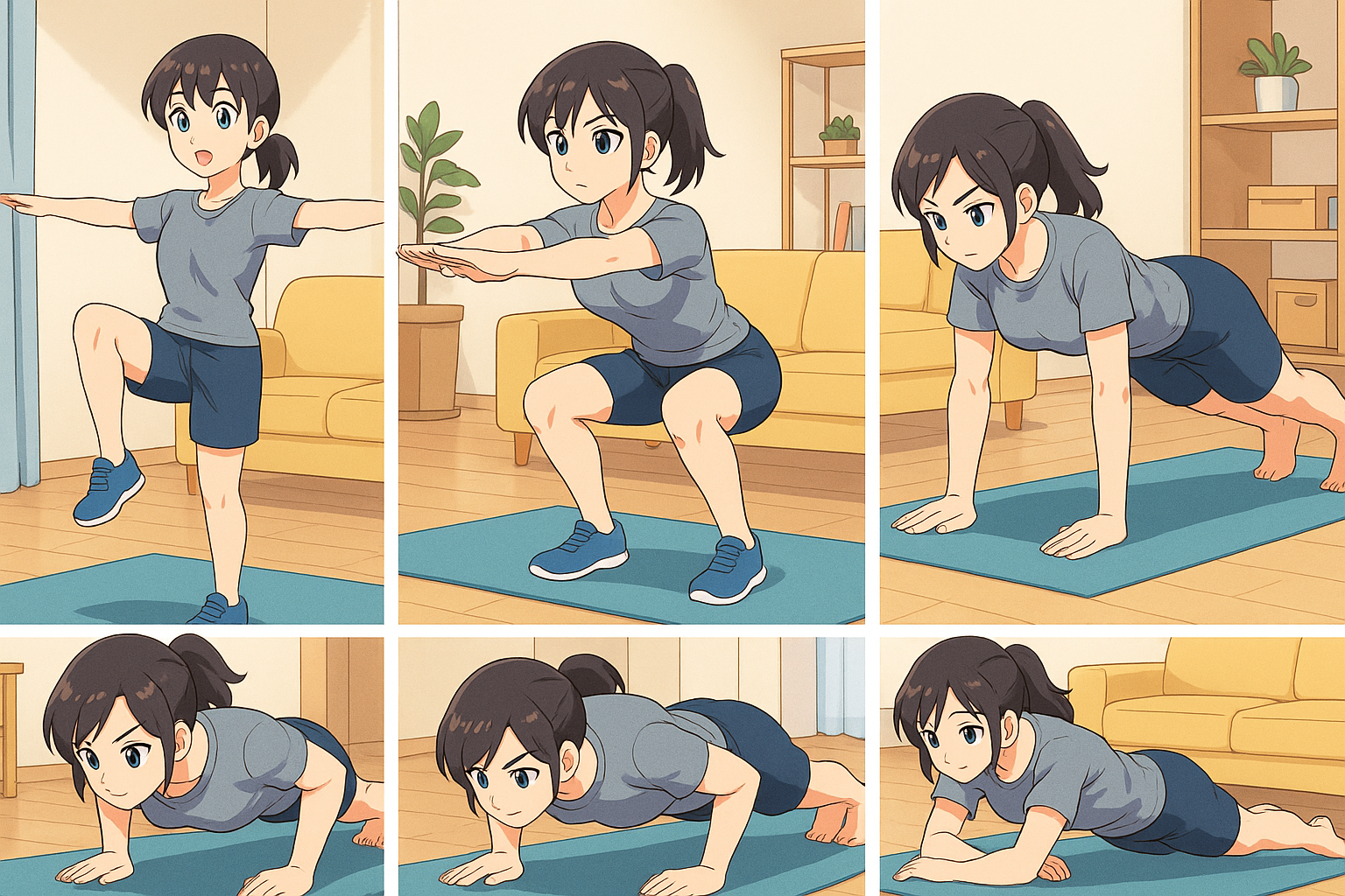 초보자도 쉽게 따라하는 집에서 운동법