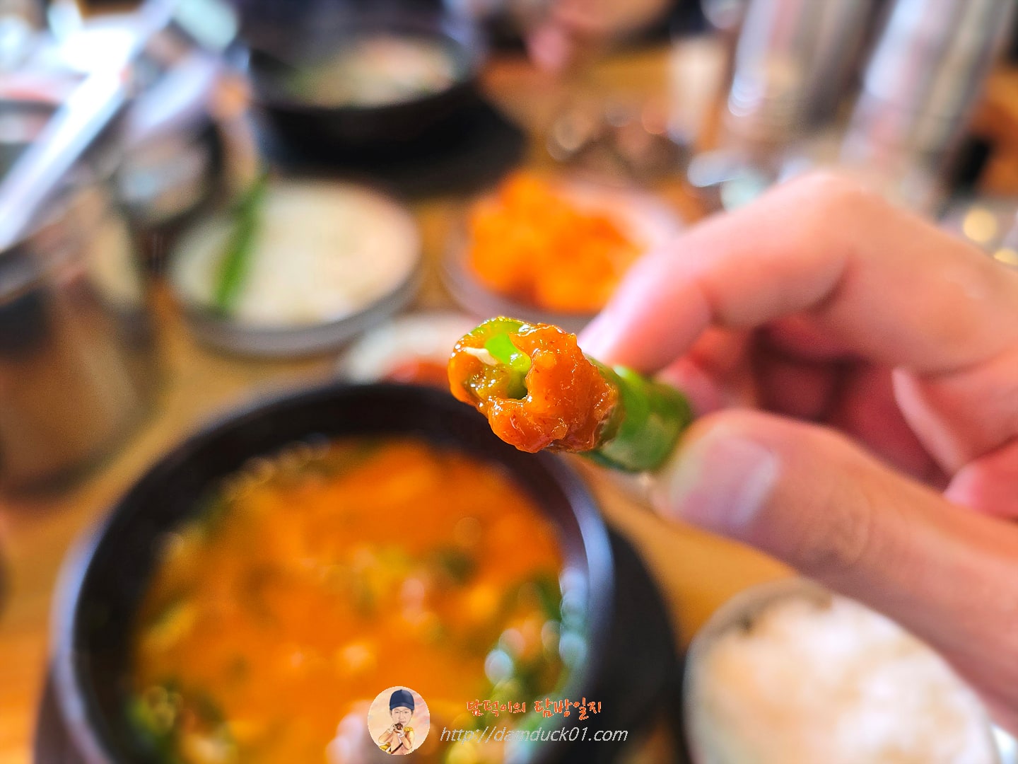 순대국 섞어서 보통