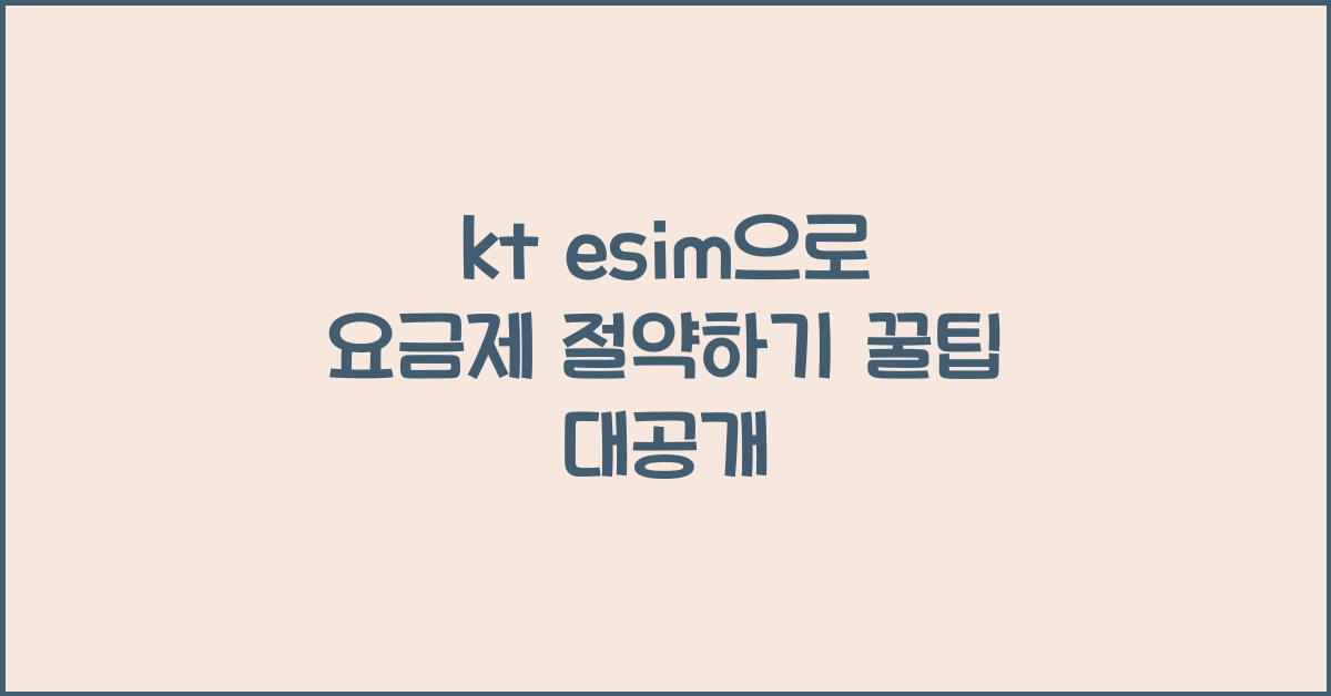 kt esim