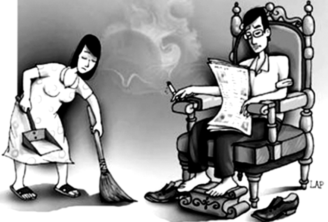 &quot;남존여비&quot; 삽화