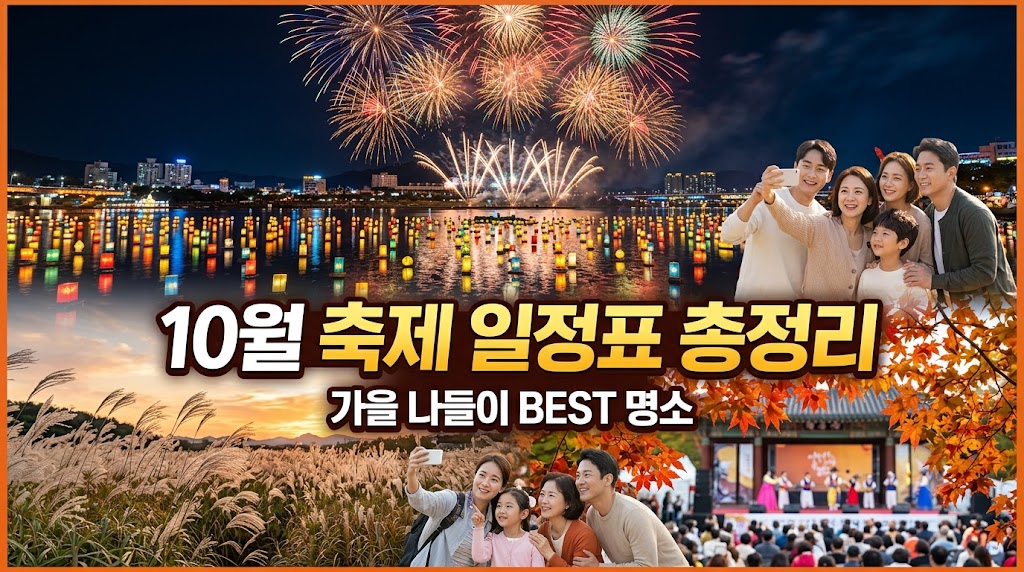 10월 축제 일정표