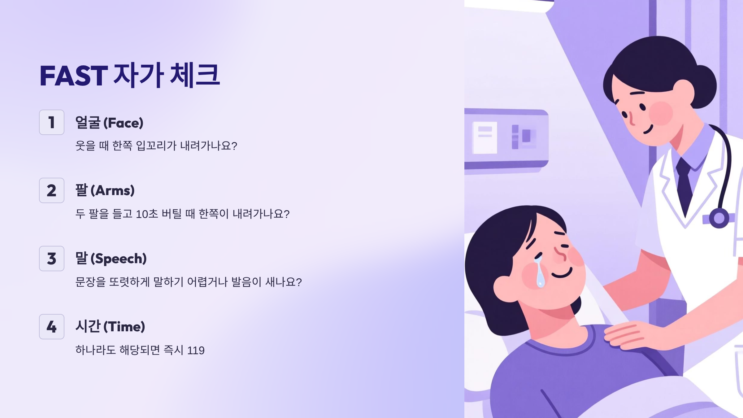 FAST 자가 체크