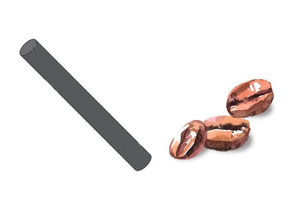 숯 + 원두 찌꺼기 탈취제