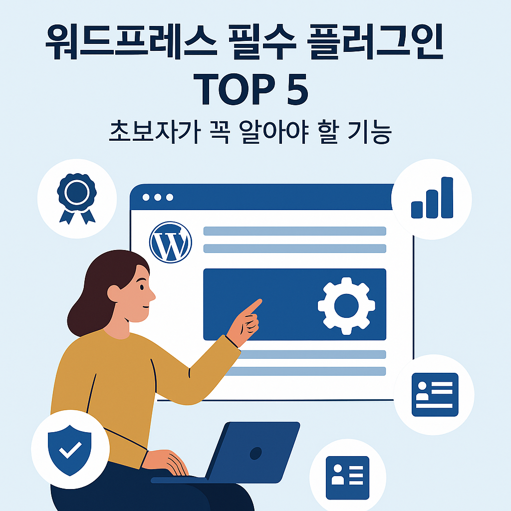 워드프레스 필수 플러그인 TOP 5