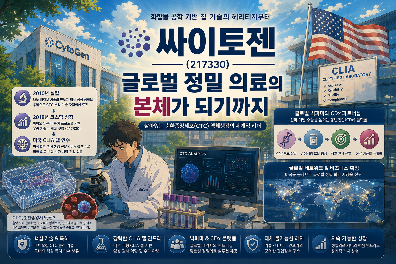 싸이토젠 혁신적인 정밀 의료 기술