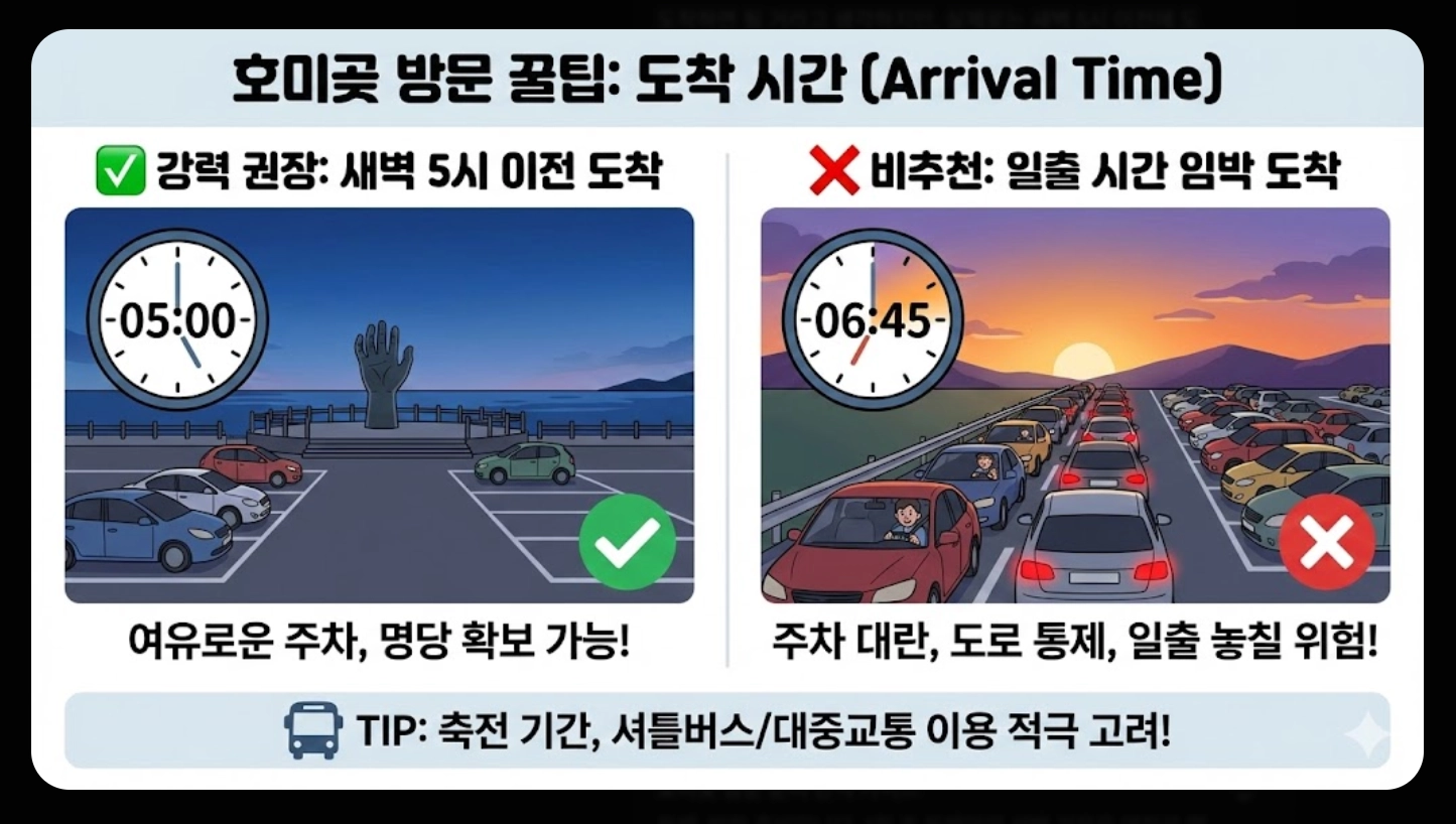 호미곶 일출 시간 2026 새해맞이 완벽 가이드