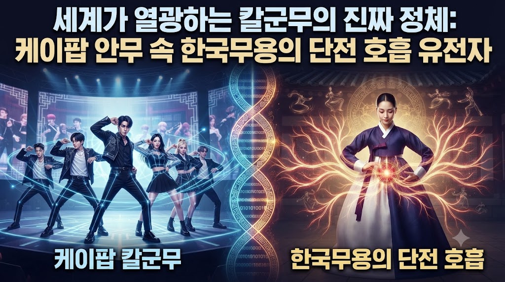 세계가 열광하는 칼군무의 진짜 정체: 케이팝 안무 속 한국무용의 단전 호흡 유전자