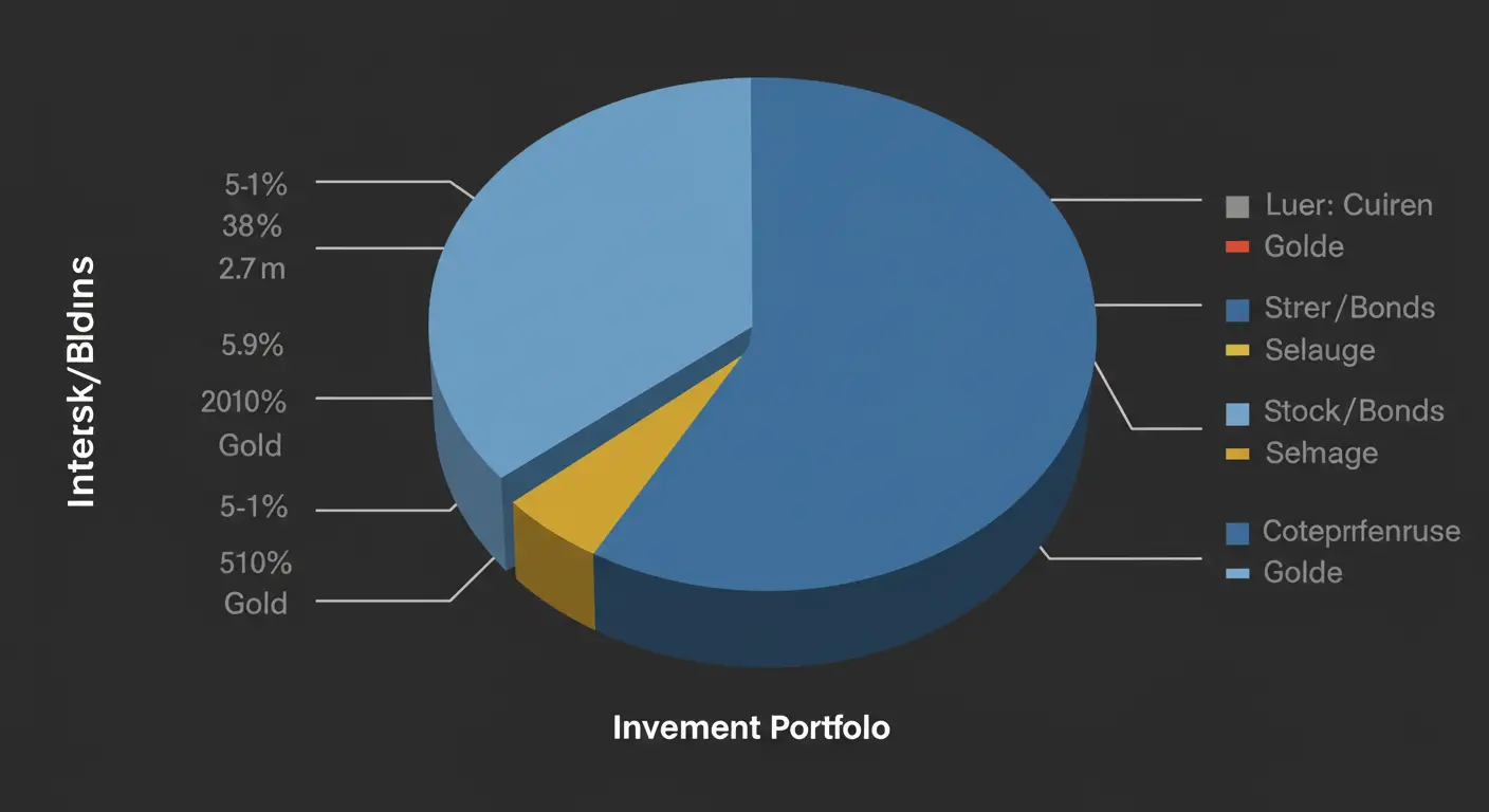 전체 투자 자산의 5~10% 정도만 금에 배분하여 포트폴리오의 보험 역할을 하도록 하는 전략