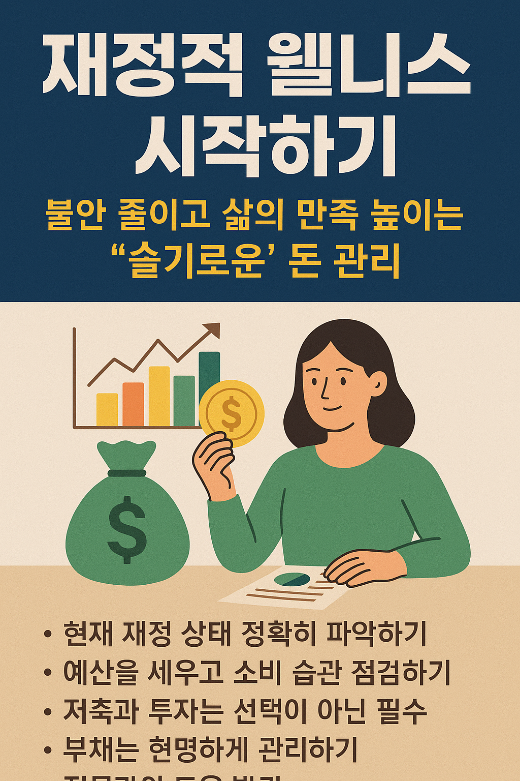 재정적 웰니스 시작하기: 불안 줄이고 삶의 만족 높이는 "슬기로운" 돈 관리