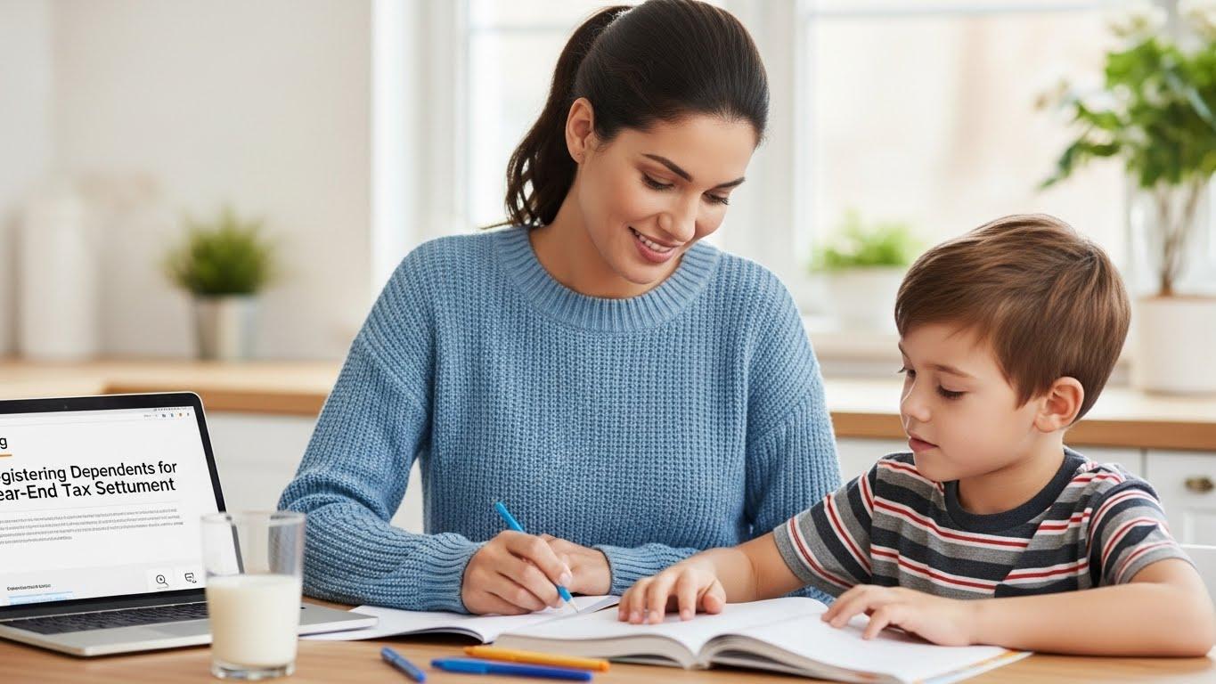 연말정산 부양가족 등록