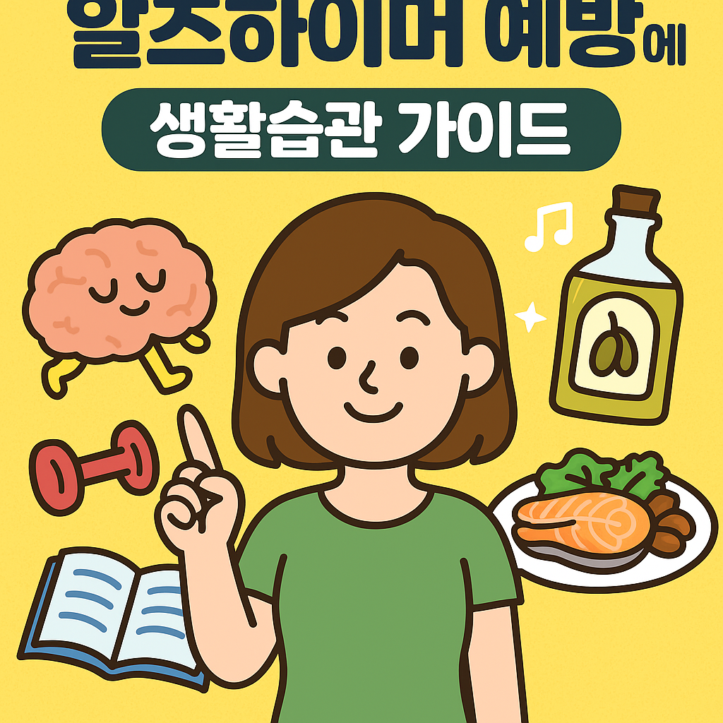 알츠하이머 예방에 좋은 생활습관 가이드 관련사진