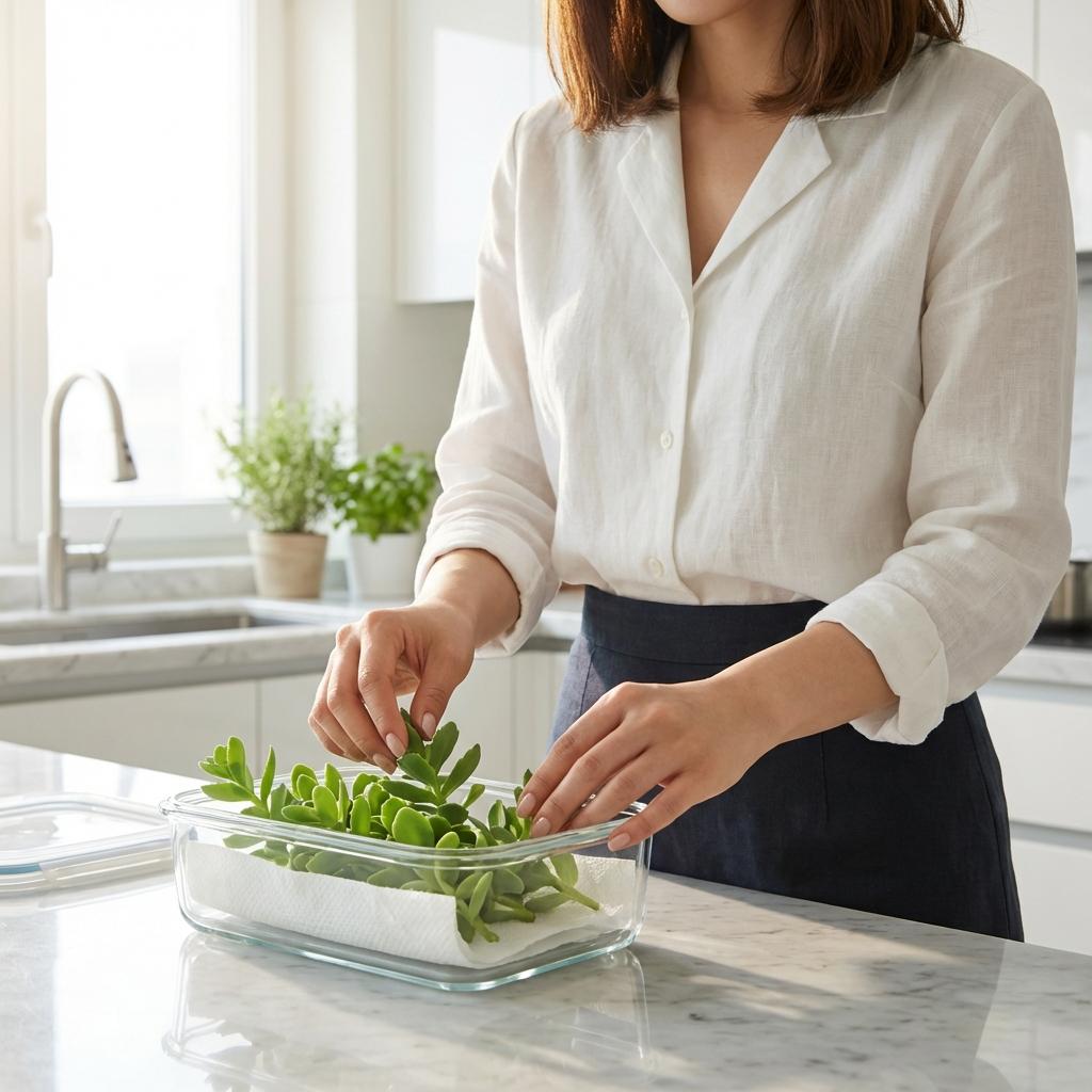 돌나물 물기 없이 보관하는 법