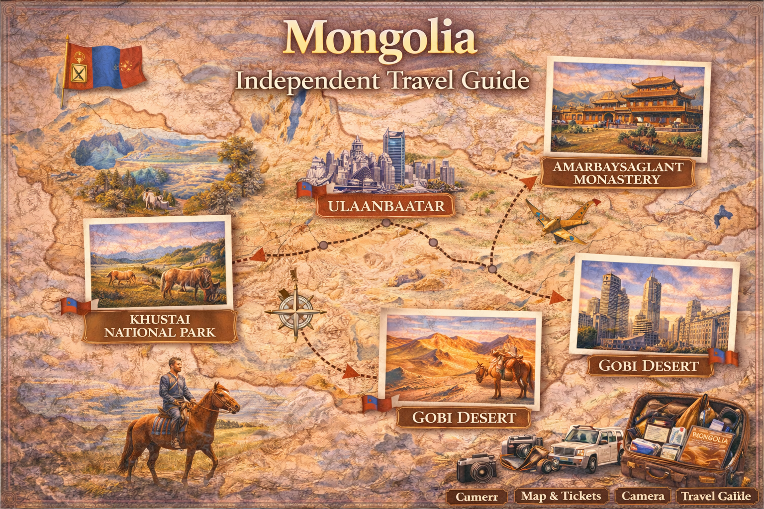 몽골 자유여행 완전정복 사진