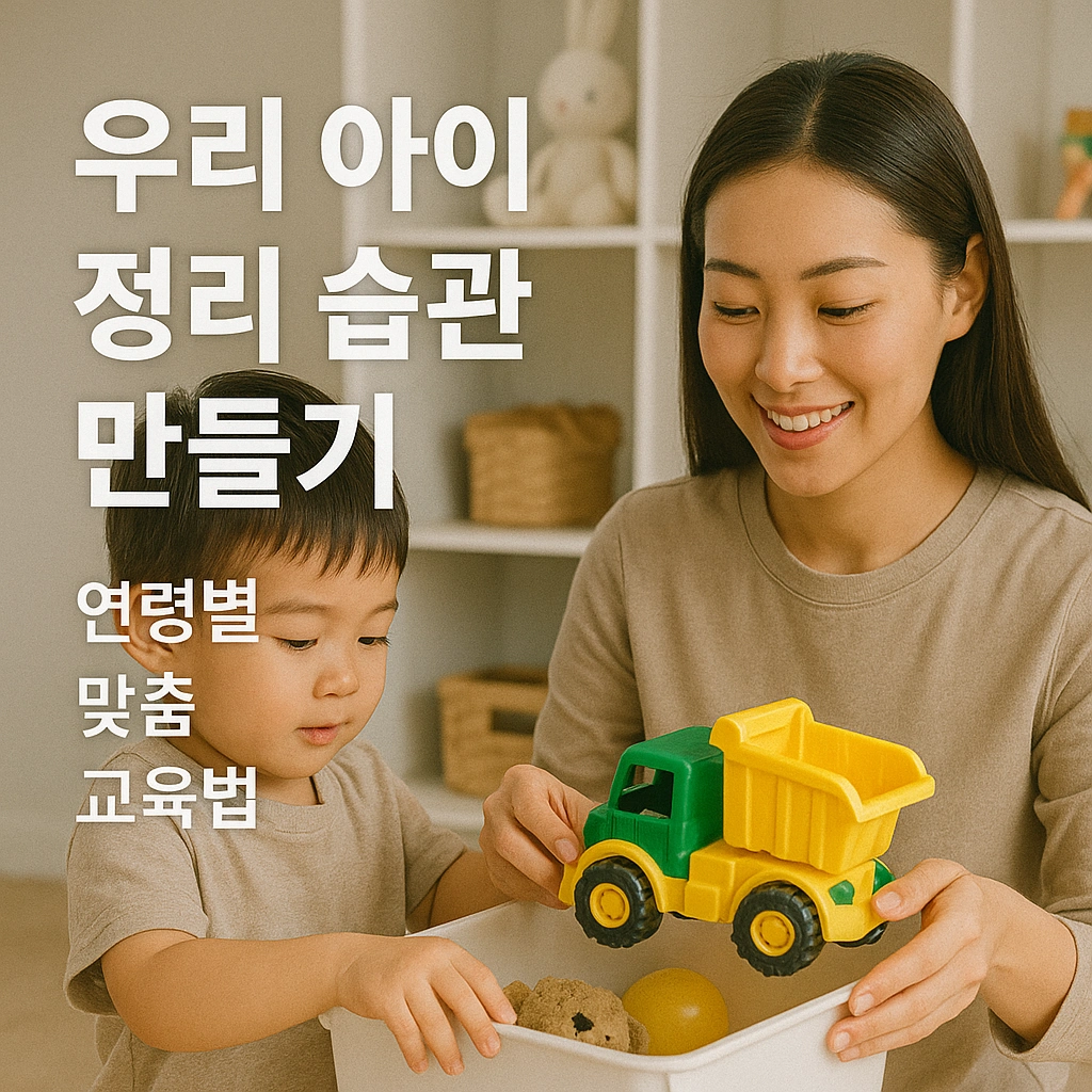 우리 아이 정리 습관 만들기 - 연령별 맞춤 교육법