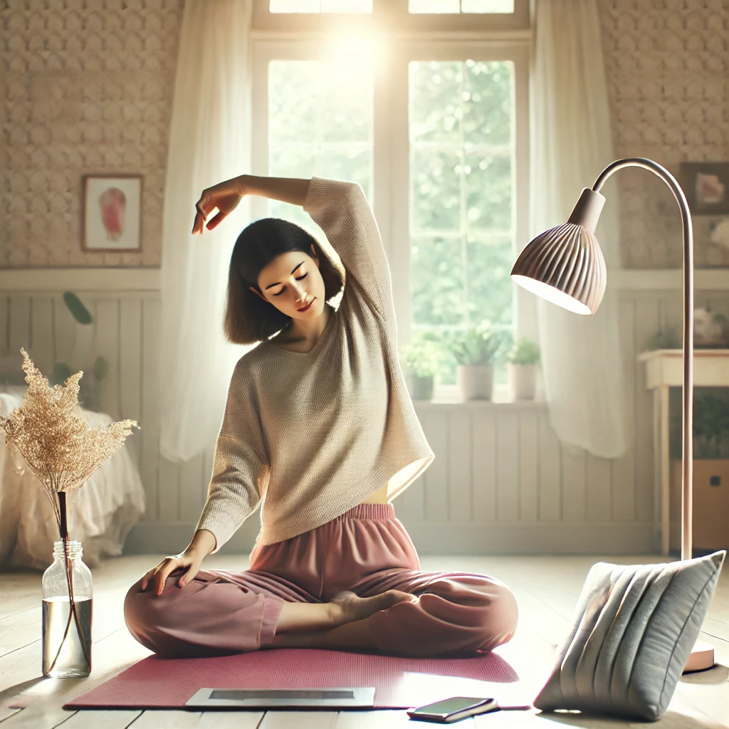 생리 중 운동에 관한 사진