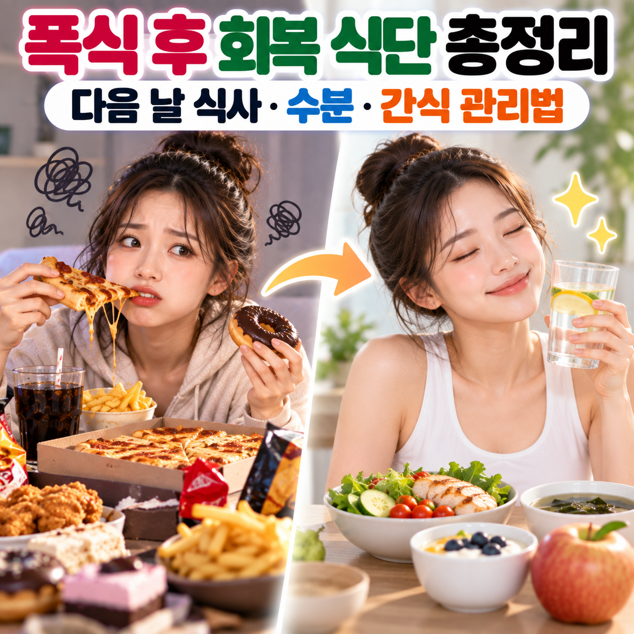 폭식 후 회복 식단