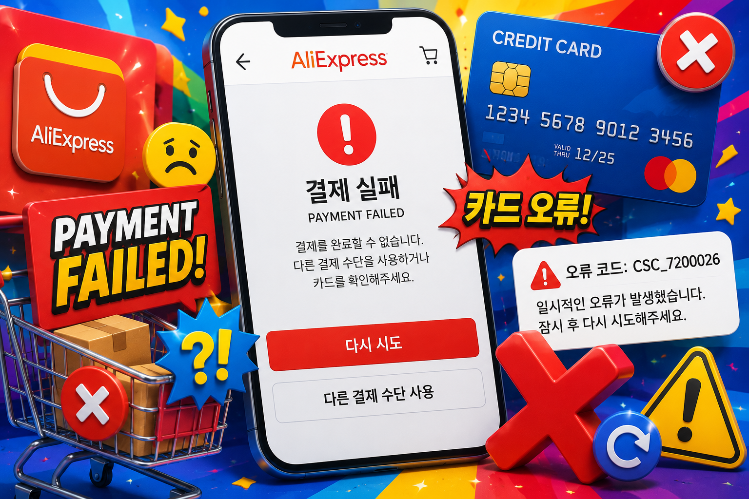 알리결제안됨