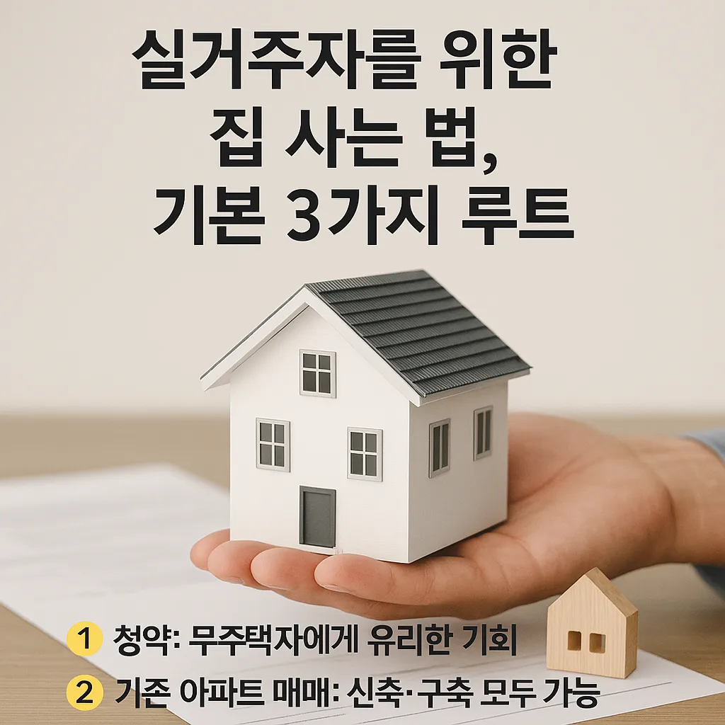 집 사는 법 기본 3가지 방법