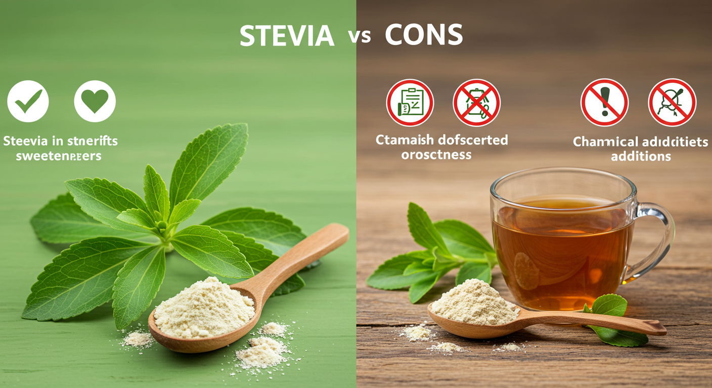 📘 스테비아 감미료, 정말 안전할까요? 달콤함 뒤에 숨겨진 진실!