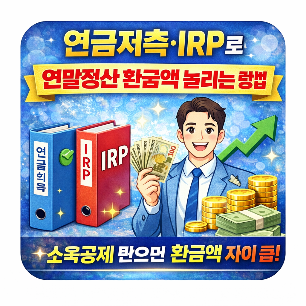 연금저축 IRP로 연말정산 환급액 늘리는 방법