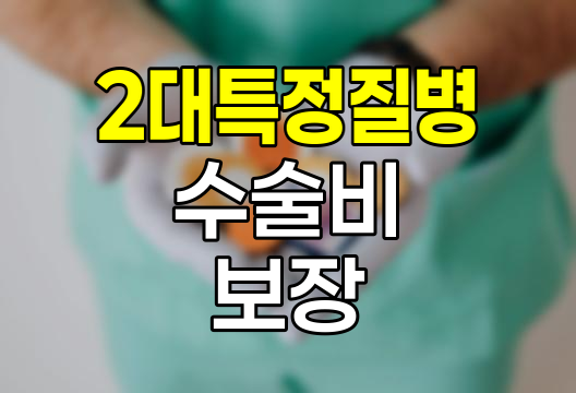 롯데손해보험 2대특정질병수술비 특약, 관절염과 생식기질환 보장