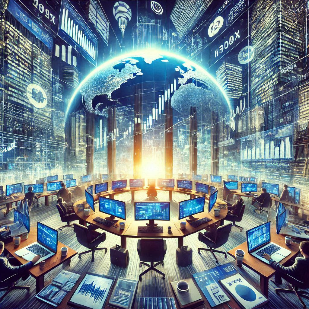 서울 증권시장 거래 모습