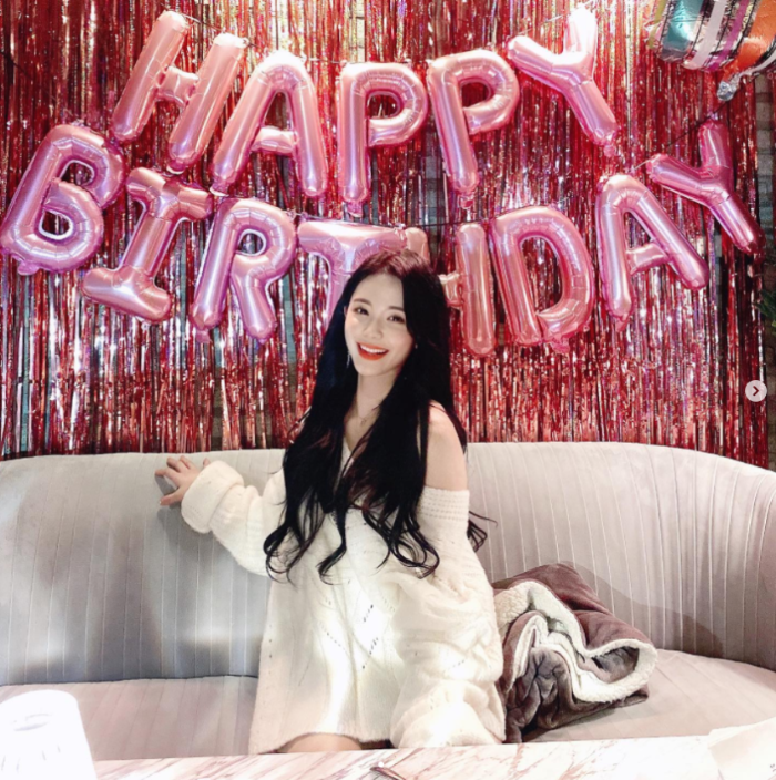 생일축하받는 이다혜