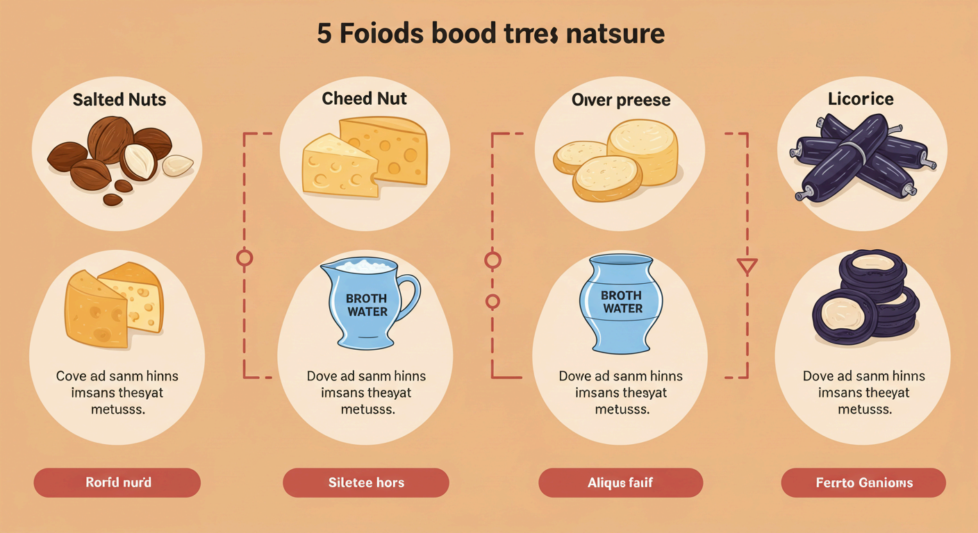 저혈압에 좋은 음식 10가지 (+ 저혈압 증상과 치료 알아보기)