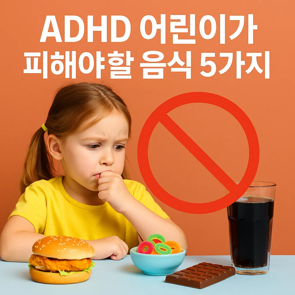 ADHD 어린이가 피해야 할 음식 5가지