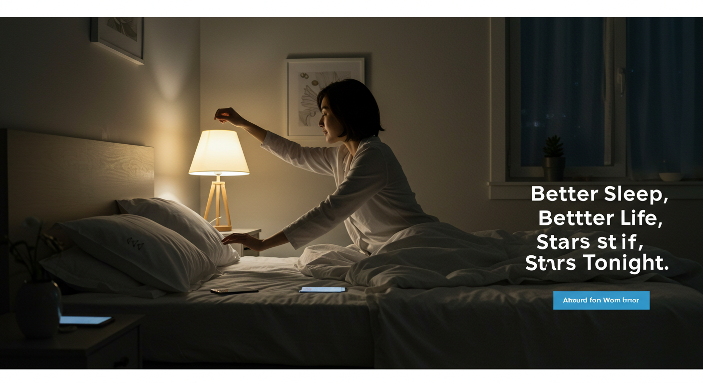 수면 환경과 루틴 설정이 핵심