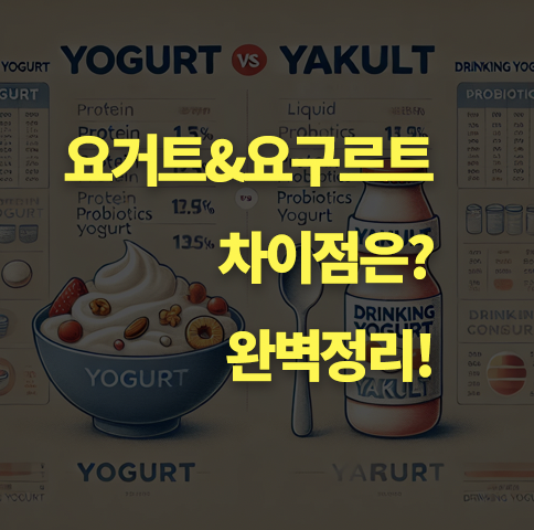 요거트와 요구르트 차이는? 제조 과정, 특징, 맛, 건강.
