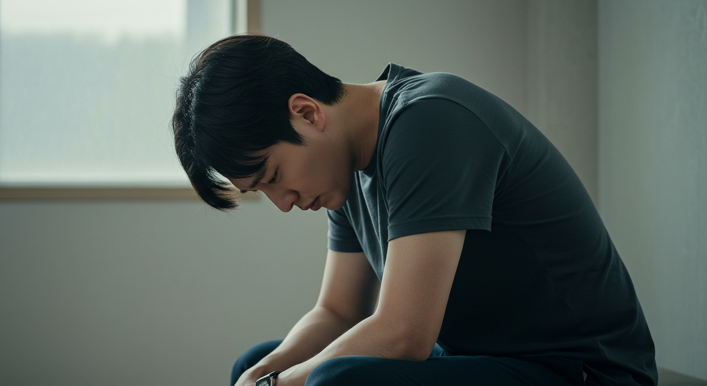 실패에 좌절하는 모습