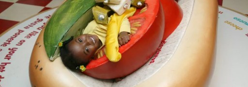 박물관 내, 핫도그가 되어보는 체험관